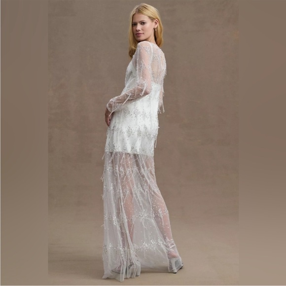 BHLDN Wilhelmina Sheer Long Sleeve - Picture 2 of 4